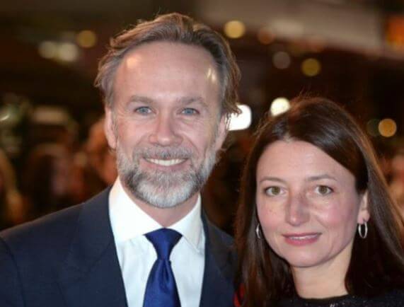 Jane Wareing with husband Marcus Wareing in an event.